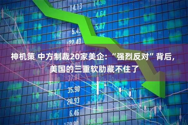 神机策 中方制裁20家美企: “强烈反对”背后, 美国的三重软肋藏不住了