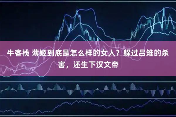 牛客栈 薄姬到底是怎么样的女人？躲过吕雉的杀害，还生下汉文帝